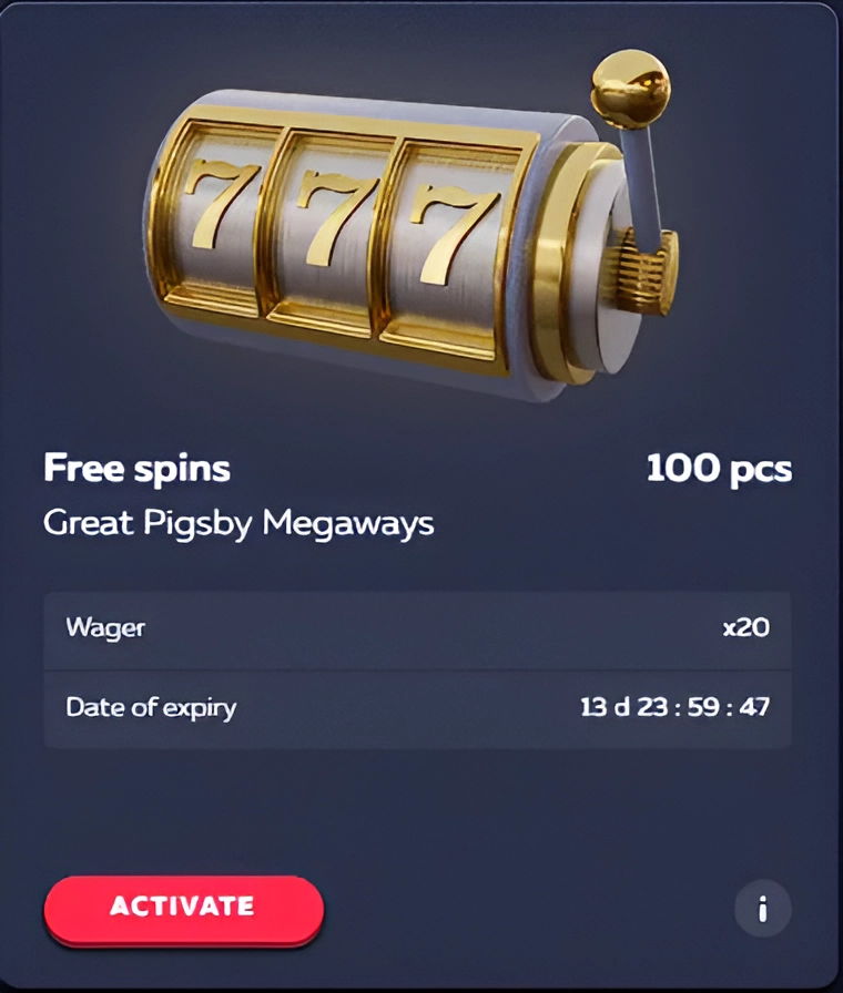 New customer bonus